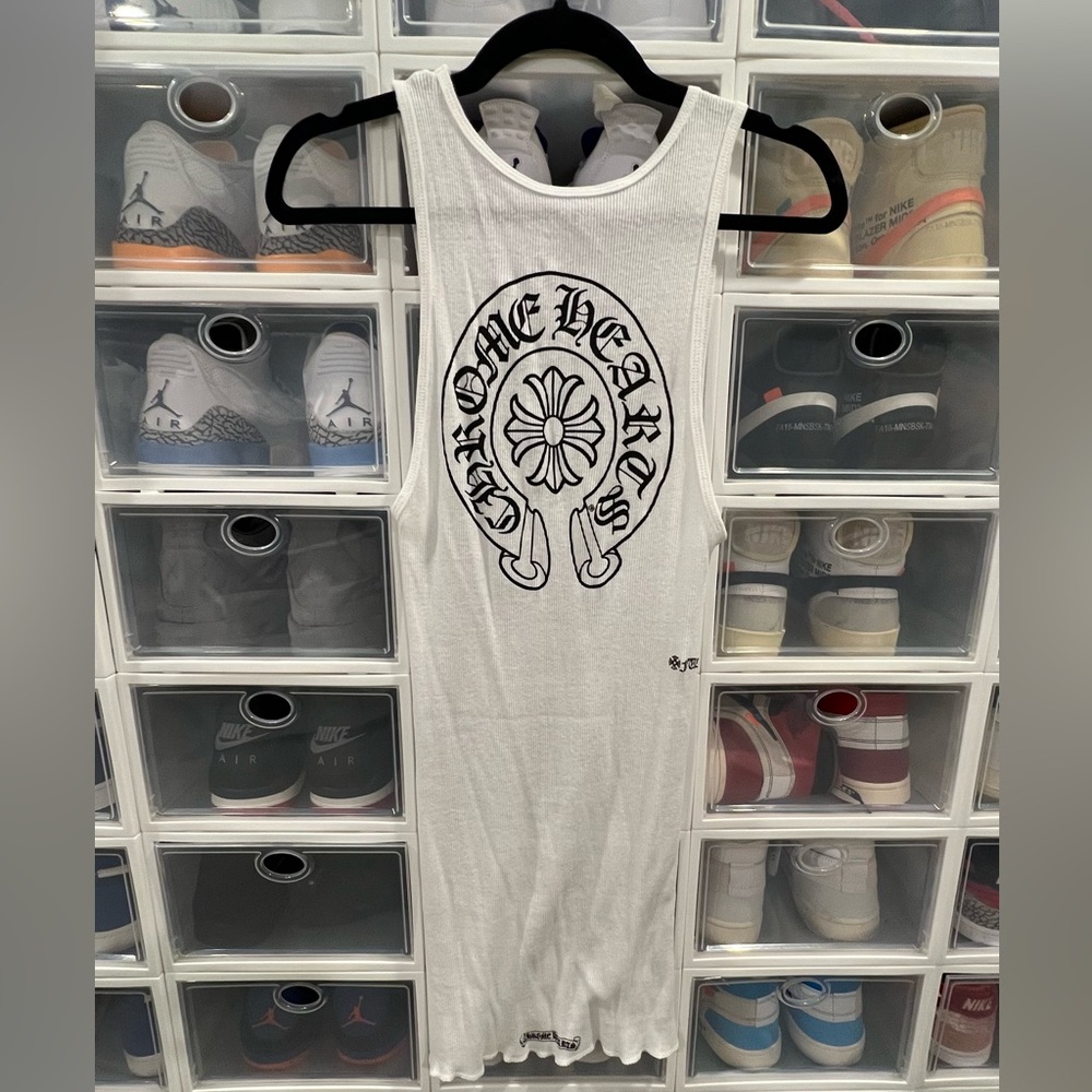 Chrome Hearts Horseshoe Tank Top White size L